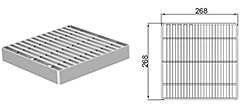 Gully 157 grate - ladder