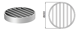 Gully 157 grate - Ladder round