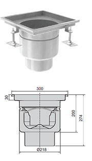 gully 218 fixed height 160